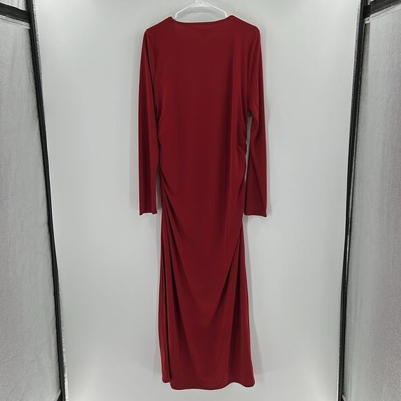 J. Crew Women's Long-sleeve dress in jersey crepe - Red - XL - New with tags - Picture 7 of 7